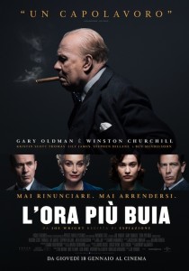 G.B., 2017 Regia: Joe Wright Interpreti: Gary Oldman, Kristin Scott Thomas Drammatico/Biografico. Durata 125 min. Orario: 16,00 – 18,10 – 20,20